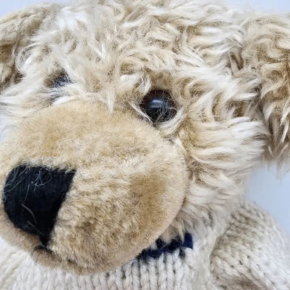 Vintage Goody Bear Beige Plush Toy 8